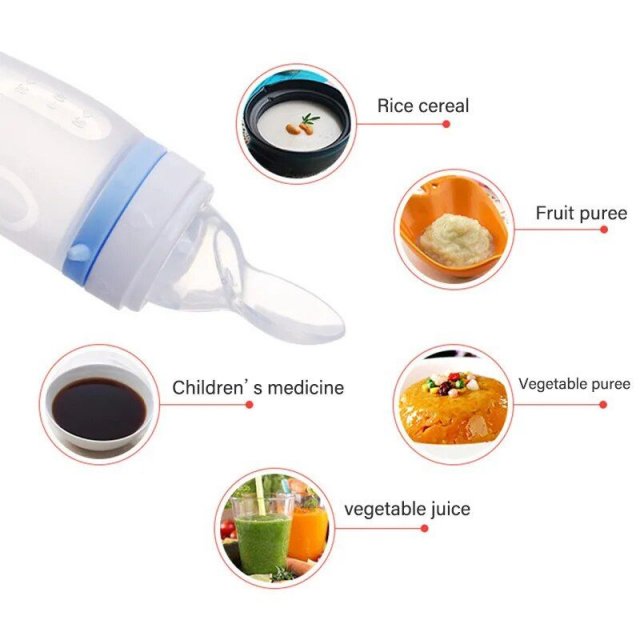 Dolphin-Themed Baby Feeding Spoon with Cereal Dispenser - Image 7
