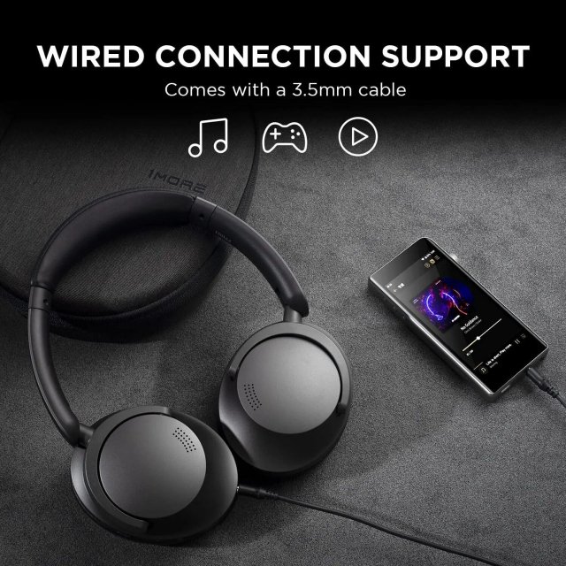 Wireless Over-Ear Bluetooth Headphones with Active Noise-Cancellation and Hi-Fi Sound