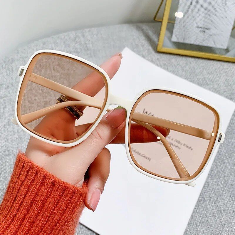 Trendy Gradient Square Sunglasses for Women 