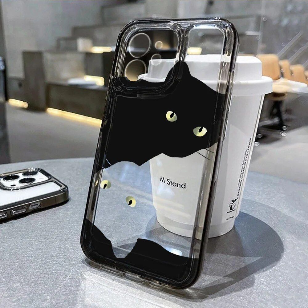 Cat Lover's Delight iPhone Clear Cartoon Case 