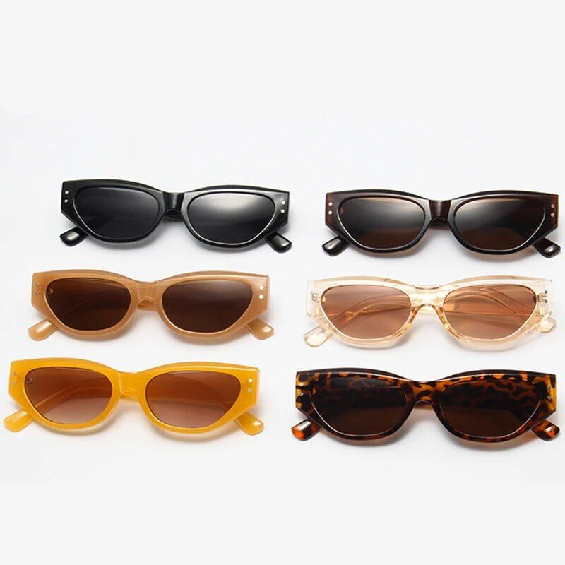 Retro Cat Eye Gradient Sunglasses 