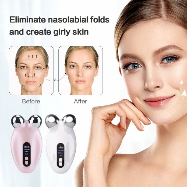EMS Facial Roller & Microcurrent Face Lifting Device - Image 2