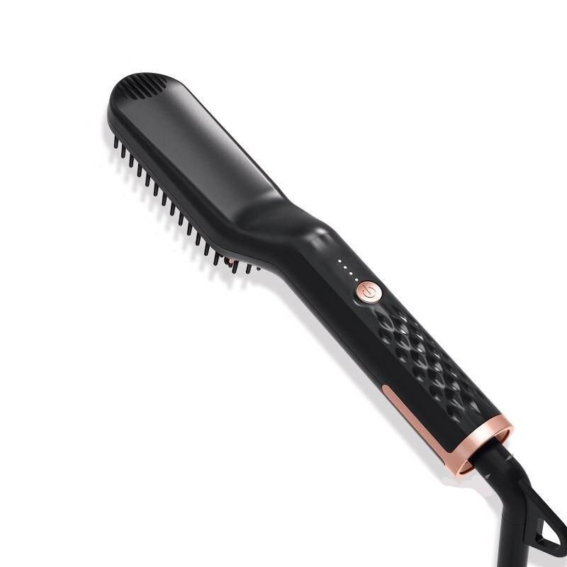 3-in-1 Quick Hair & Beard Straightening Brush with Ceramic Heat