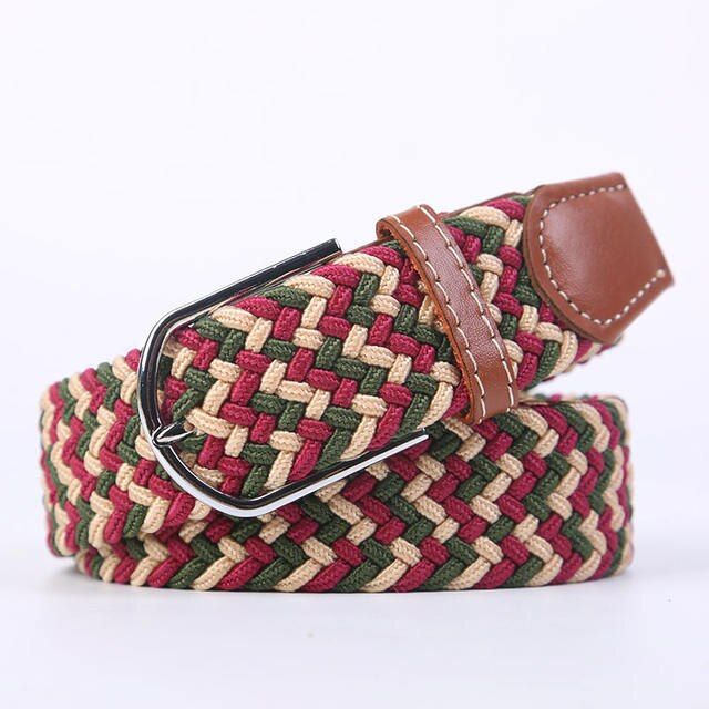 Casual Knit Stretch Belt 