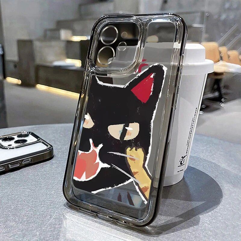 Cat Lover's Delight iPhone Clear Cartoon Case 