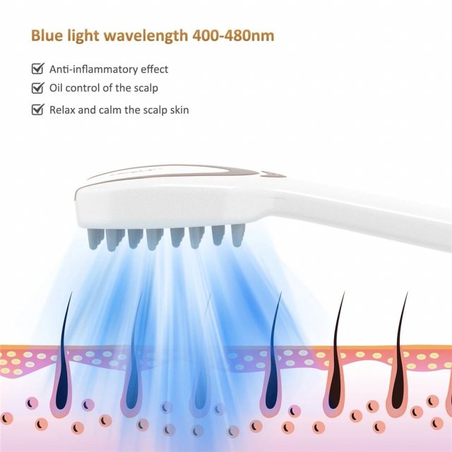 Electric Phototherapy Scalp Massager: Hair Loss Prevention & Blood Circulation Boost - Image 5