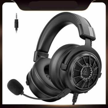 Wired 3D Surround Stereo Gaming Headset with Detachable Mic for Multi-Platform