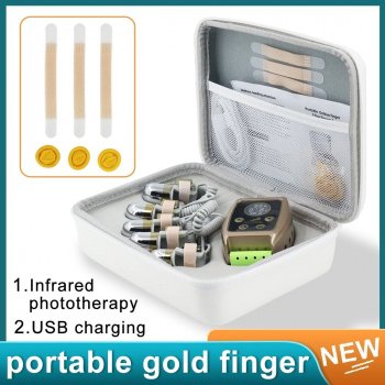 Luxurious Golden Finger RF & EMS Massager