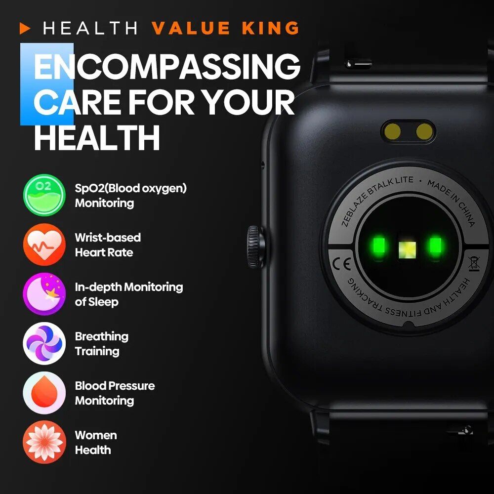 Voice Calling & Health Monitoring Sport Smartwatch 