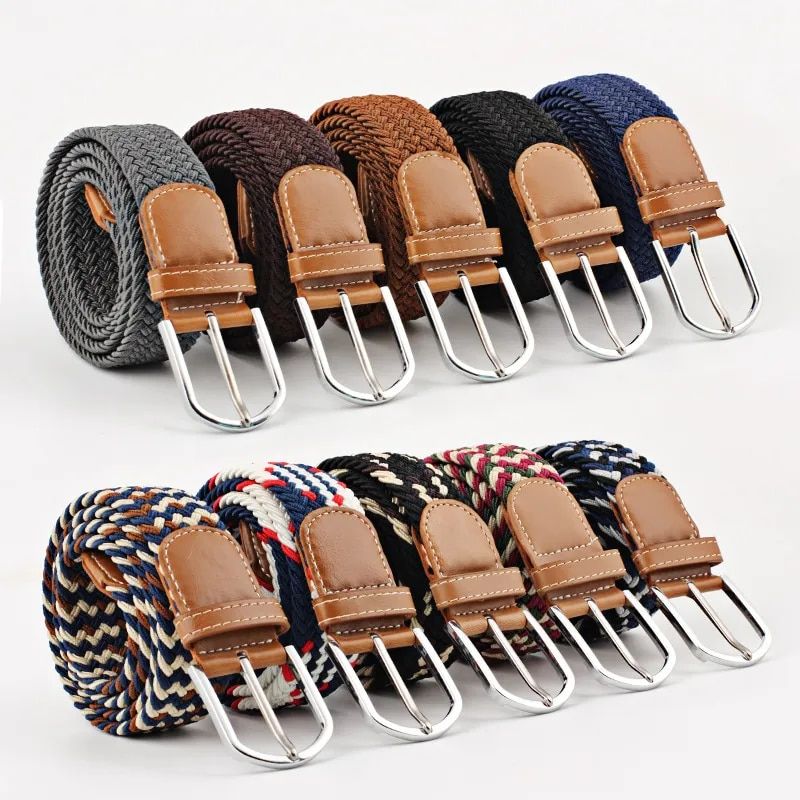 Casual Knit Stretch Belt 