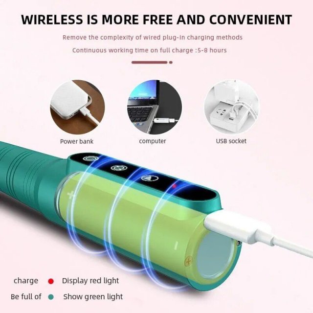 Wireless 35000RPM USB Nail Drill Pen: Portable Rechargeable Manicure & Pedicure Tool - Image 3