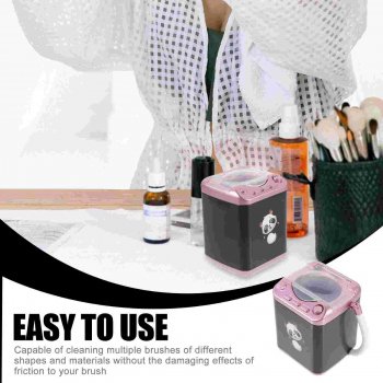 Electric Makeup Brush & Sponge Cleaner Machine
