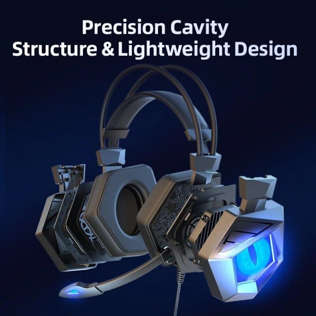 Cat Ear RGB Gaming Headset with HD Noise-Cancelling Mic & 3D HiFi Sound - Image 4