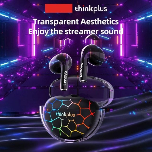 High-Fidelity Wireless Earbuds with RGB Lighting and Dual Transmission - Image 3