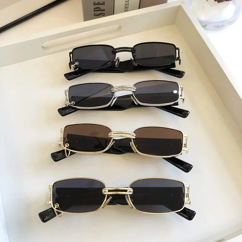 2023 Square Sunglasses: Chic Rectangle Retro Eyewear UV400 for Women & Men 