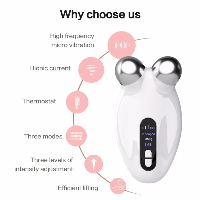 EMS Facial Roller & Microcurrent Face Lifting Device - Image 3