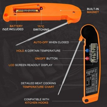 Digital Kitchen Food Thermometer For Meat