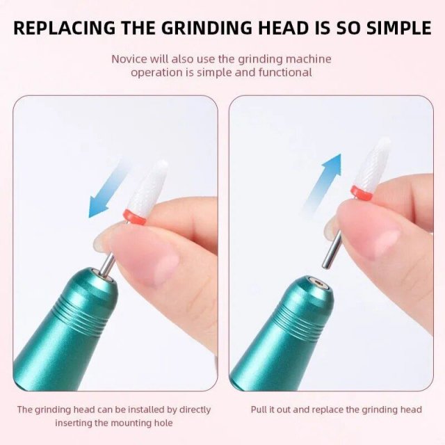Wireless 35000RPM USB Nail Drill Pen: Portable Rechargeable Manicure & Pedicure Tool - Image 4