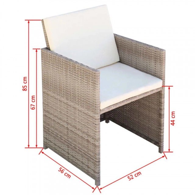 9-Piece Elegant Outdoor Patio Dining Set - Image 6