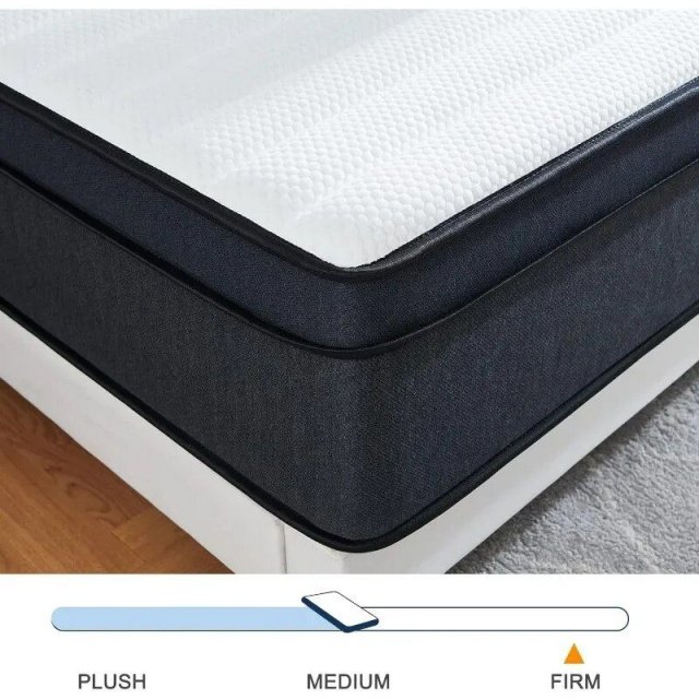 Queen Size Hybrid Mattress, 12 Inch Memory Foam & Pocket Coil - Image 4