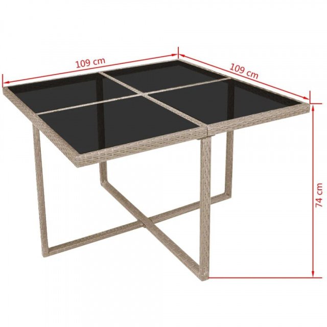 9-Piece Elegant Outdoor Patio Dining Set - Image 5