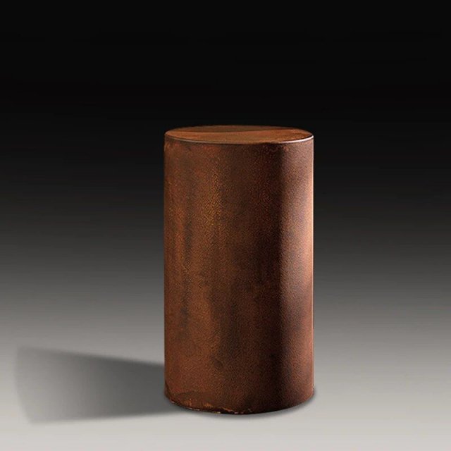 Modern Industrial Round Metal Coffee Table - Image 4