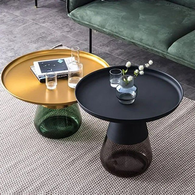 Elegant Nordic Glass Coffee Table - Image 3