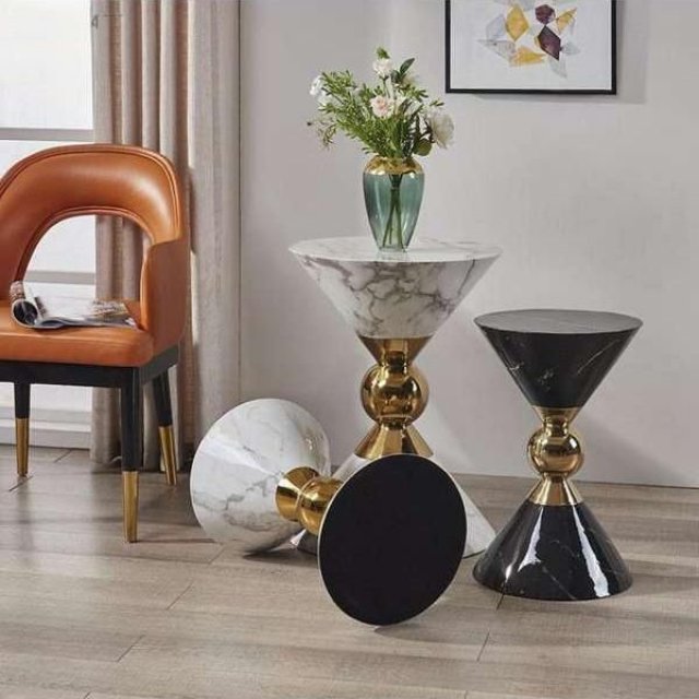 Minimalist Modern Nordic Round Side Table - Image 3