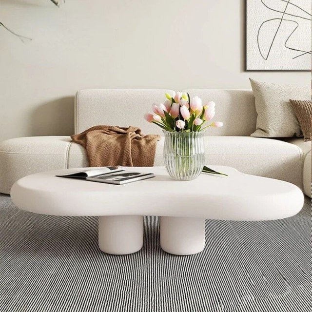 Modern Minimalist Cloud-Shaped Coffee Table - Image 6
