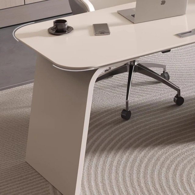 Modern Wooden Executive Office Desk - Image 4