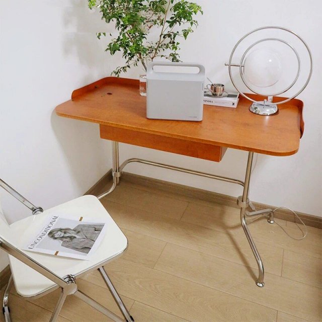 Multi-Purpose Stainless Steel Bauhaus Desk for Home and Office - Image 4