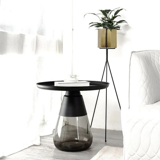 Elegant Nordic Glass Coffee Table - Image 5