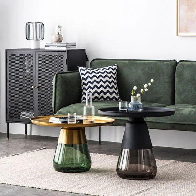 Elegant Nordic Glass Coffee Table - Image 4