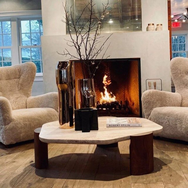Modern Minimalist Marble Coffee Table for Small Spaces - Image 5