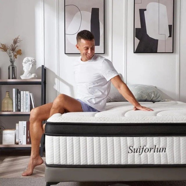 14-Inch Luxury Hybrid Gel Memory Foam and Innerspring Mattress - Image 3