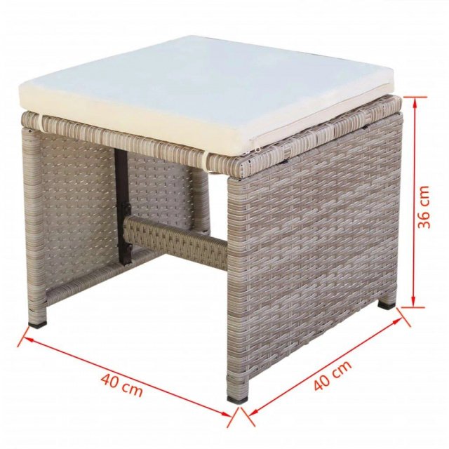 9-Piece Elegant Outdoor Patio Dining Set - Image 7