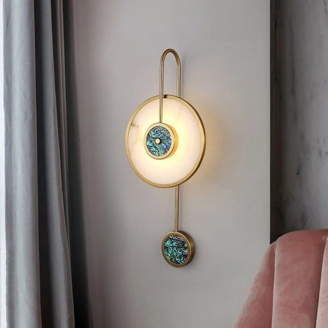 Nordic Luxury Marble Round Pendant Lamps - Image 4