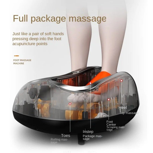 Revitalizing Heat and Knead Foot Massager - Image 5