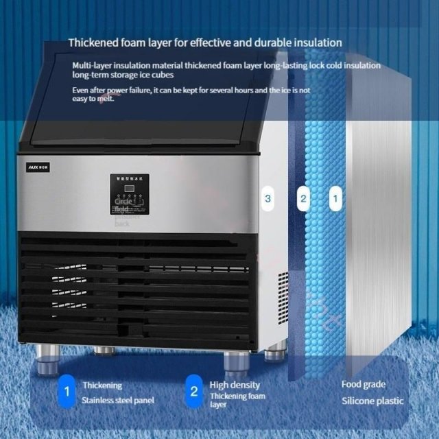 Commercial Ice Maker Machine Large Capacity Automatic for Milk Tea Shops - Image 5