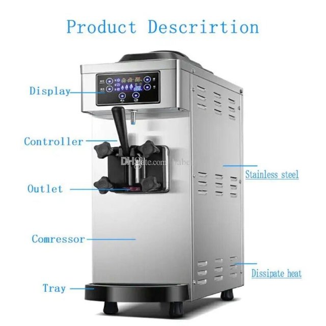 Commercial Single Head Soft Ice Cream Machine - Image 5