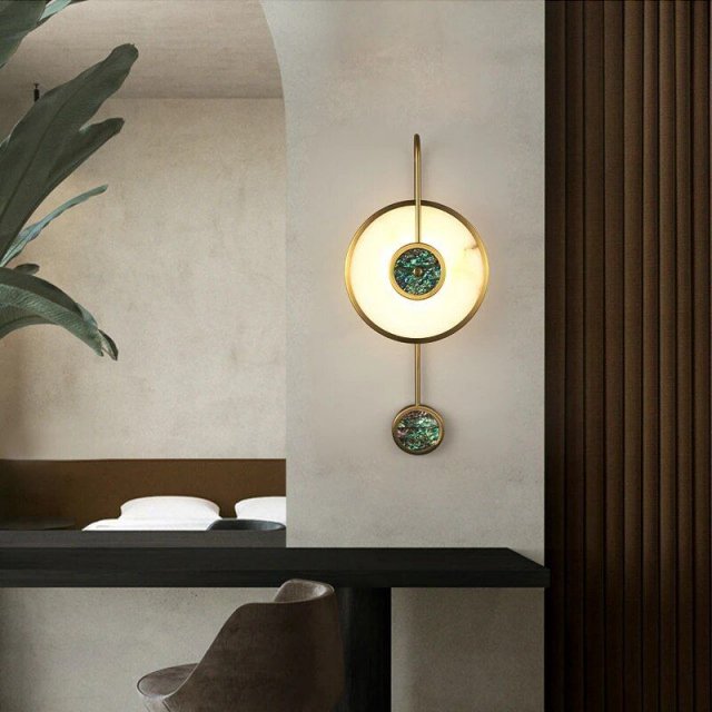 Nordic Luxury Marble Round Pendant Lamps - Image 5