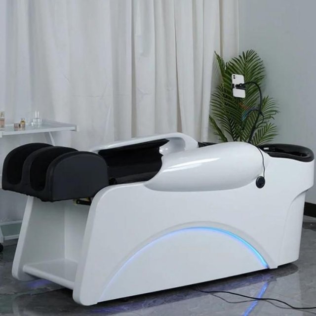 Luxurious Whole Body Heated Massage Shampoo Bed with Water Circulation - Ideal for Beauty Salons & Barber Shops - Image 3