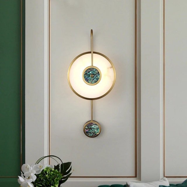 Nordic Luxury Marble Round Pendant Lamps - Image 3