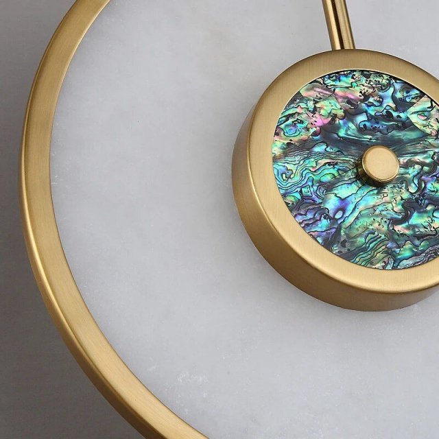 Nordic Luxury Marble Round Pendant Lamps - Image 7