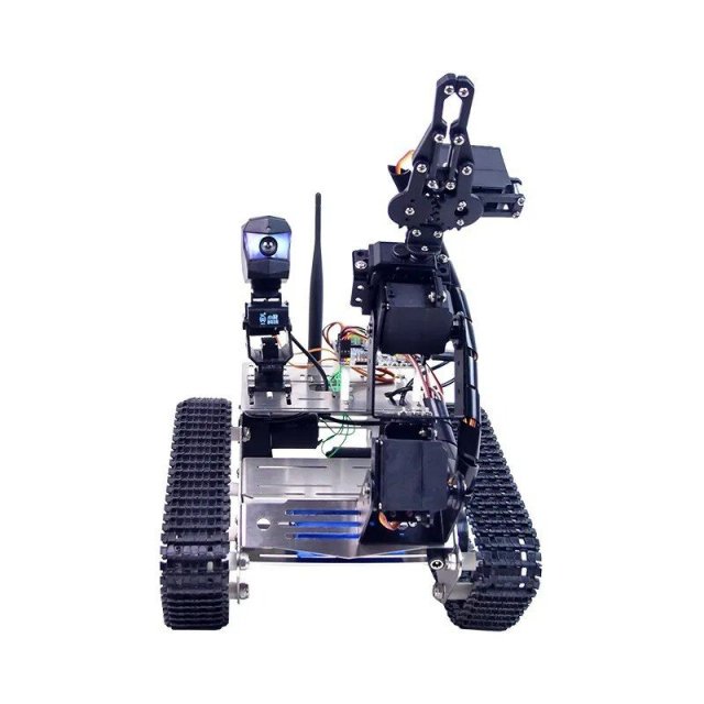 Advanced WiFi Controlled Robot Car Kit with 4DOF Arm and HD Camera - Perfect for Learning and Fun - Image 4