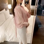 High Waist Skinny White Denim Pencil Jeans - Vintage Stretch - Image 6