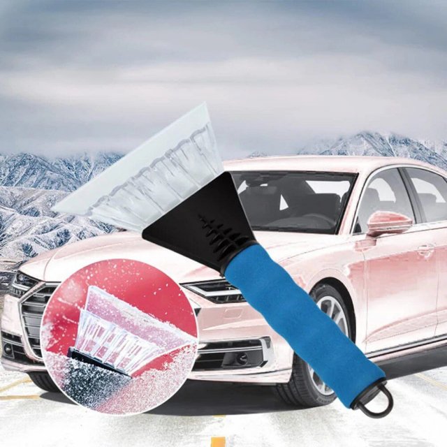 Quick Clean Ice Scraper & Snow Brush for Cars - Image 7