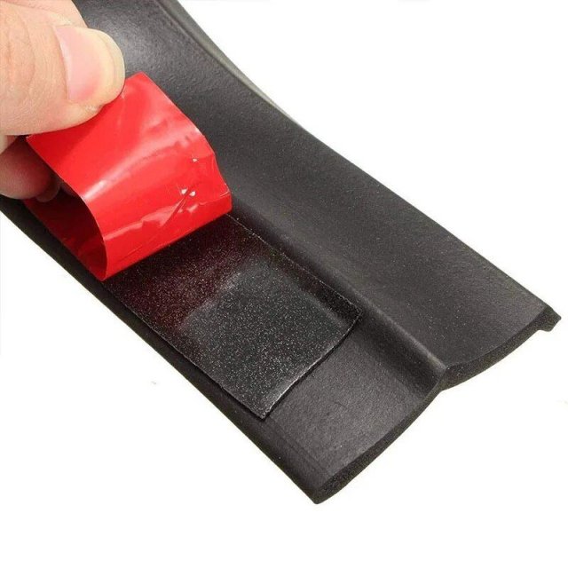 Universal Car Front Bumper Lip Protector & Rubber Skirt - Image 5