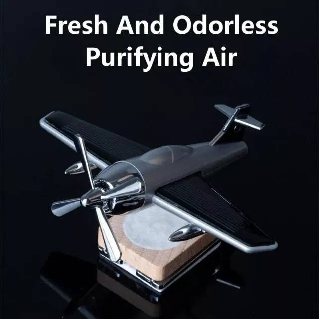 Solar-Powered Rotating Aircraft Car Air Freshener & Ornament - Image 4