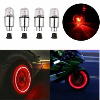 LED Wheel Light Caps for Bikes, Cars & Motorcycles